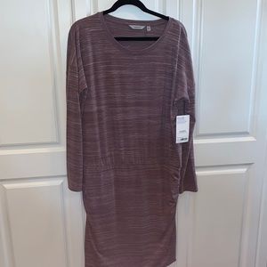 NWT Athleta SZ L "Avenues Dress". Purple heather